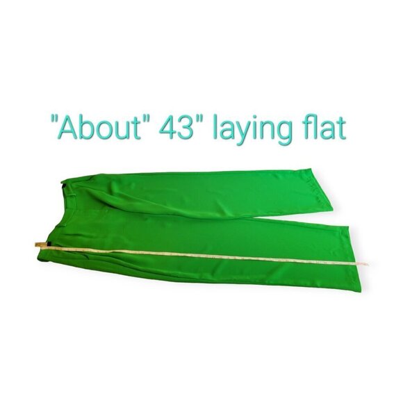 Amanda Uprichard designer Green Straight Leg Wallace Trousers M - Picture 10 of 12